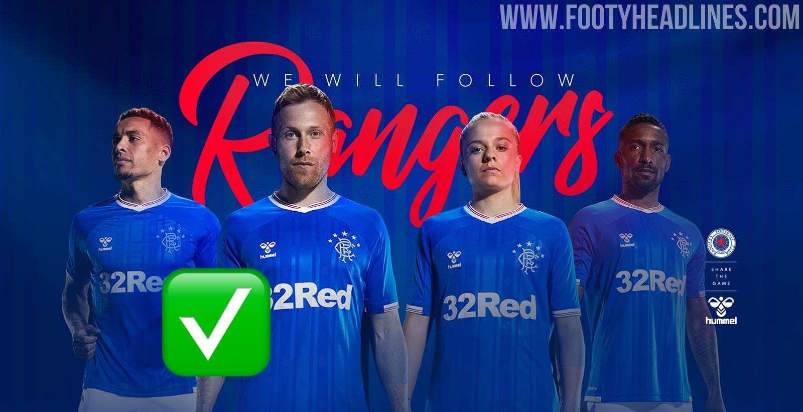 Rangers fc online 2020 kit